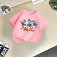 thumbnail image 5 of Marca Linda camiseta de algodón de verano para niños con el Pato Donald, linda y divertida camiseta de dibujos animados de Disney para niño y niña, ropa informal de moda para niños, 5 of 5