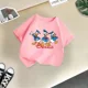 thumbnail image 5 of Marca Linda camiseta de algodón de verano para niños con el Pato Donald, linda y divertida camiseta de dibujos animados de Disney para niño y niña, ropa informal de moda para niños, 5 of 5