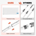 thumbnail image 6 of Autrinix Window Cleaning Pole, 3-in-1 Wash Brush Scrape System, 180° Adjustable Head & Lightweight Aluminum, For High-Rise Homes & Commercial Use, 6 of 10