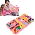 thumbnail image 4 of Basic Skills Board, Montessori Board Foldable Lightweight Colorful  For Travel For Kids, 4 of 8