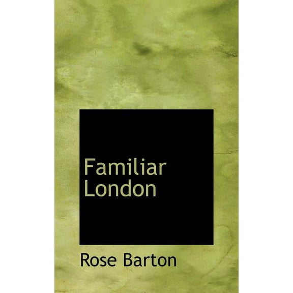 Familiar London (Hardcover)