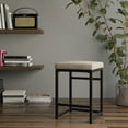 thumbnail image 2 of HomePop Open Back Metal 24" Counter Stool, 2 of 7