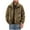 Khaki, variant on YLSDY Men's Polar Fleece Sherpa Lined Jacket Warm Full Zip Up Thick Jackets Soft Outwear Winter Coat with Zipper Pockets Army Green XXXXXL