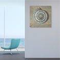 thumbnail image 2 of Stupell Industries Nautical Spiral Shell Vintage Coastal Muted Neutral Nature Painting Gallery Wrapped Canvas Art Print Wall Art, 30 x 30, 2 of 6