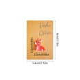 thumbnail image 3 of DAMAI Glows In The Dark Pocket Hug Bunny Greeting Card - 3.15x2.16in with Pre-Attached Resin Rabbit (0.94x0.78in), Inspirational Greetings & Messages, 3 of 6