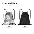 thumbnail image 5 of Bingfone Cats Group Drawstrings Backpacks Bags For Men Women Gym Drawstrings Bag, 5 of 9