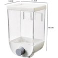 thumbnail image 2 of Wall Hanging Food Storage Box - Airtight Container for Rice Grains, Oat Grains - 1 L, 2 of 4