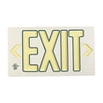 thumbnail image 3 of UL Listed 50 foot Jessup Glo Brite 7120-B Exit Sign, Single Sided with Frame, White with Green Outline, 8.75-Inch x 15.5-Inch (Mounts 4 ways, includes bracket and arrows), 3 of 3