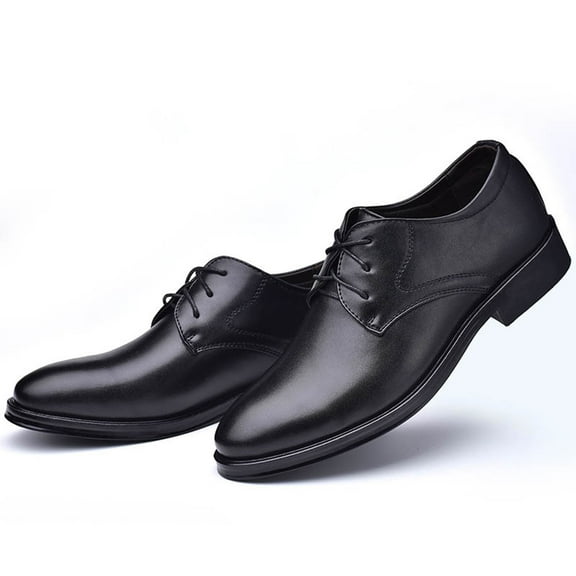 Dakaela Men's Dress Shoes Bussiness Formal Work Oxfords Lace up Wingtip Derby Sneakers Slip on Loafers
