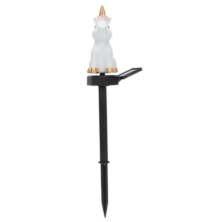 

1pc Outdoor Solar Lawn Lamp Garden Unicorn Lamp Outdoor Ground Inserting Lamp