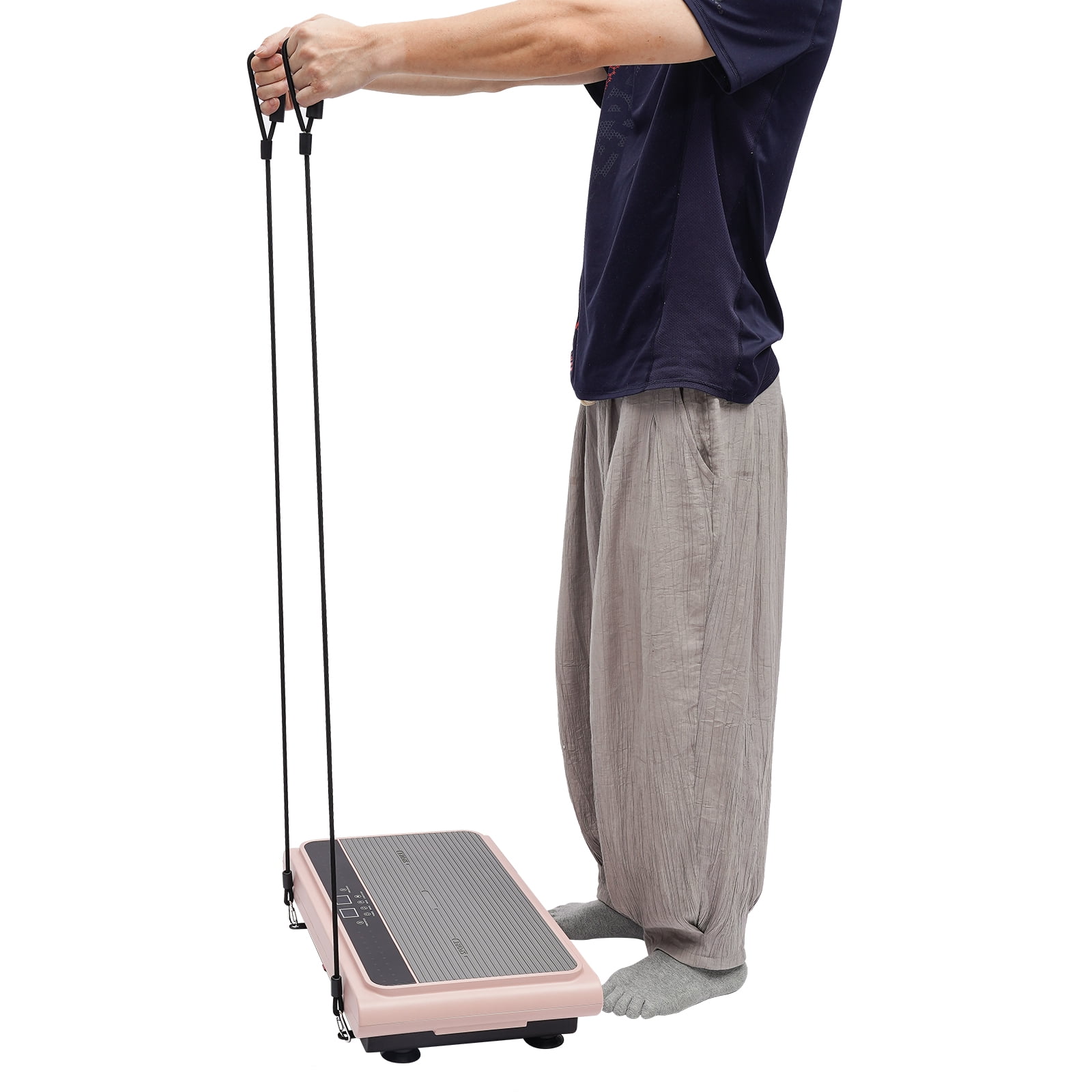 Vibration Plate – Adjustable Speed, 5 Vibration Modes, Bluetooth, Colorful Lights, Remote Control, Ergonomic Design, Low Noise, Ideal for Home Fitness