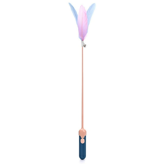 Cat Wand Toy Detachable Interactive Cat Teaser Stick Pet Pointer Toy for Chasing