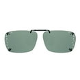 thumbnail image 3 of Solar Shield Dioptics Unisex Rectangle Fashion Sunglasses Black, 3 of 7