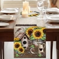 thumbnail image 3 of Table Runners 72 Inches Long Dress Scarves, Farmhouse Sunflowers Farmhouse Kitchen Table Runner, Coffee Tablerunners, Western Star Country Bird Pine Cone 16x72 Inch, 3 of 9