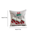 thumbnail image 2 of Nkmbld Christmas Throw Pillows, Super Soft Christmas Embroidery Pillowcase for Winter Holiday Farmhouse Home Sofa Couch Decoration, Gray, 2 of 8