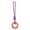 Saffron, variant on Interactive Training Pet Toy Ring for Boredom Relief, Spiked Teeth Cleaning Rubber Wheel with Pull Rope for Small Medium Large Dogs, Heavy Duty Tug of War Exercise Game Interactive Toy