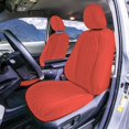 thumbnail image 3 of For 2021-2024 Toyota Sienna FH Group Neoprene Custom Fit Waterproof Car Seat Covers  - Red Front Seats, 3 of 4