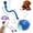 Blue, variant on 2026 New Dog Toy, Interactive Fast Moving Toys Balls with Birdsong, 360° Smart Automatic Rolling Electric Dog Ball Toy with Rope for Dogs and Cat Indoor Play , Motion Dog Toy(Blue)