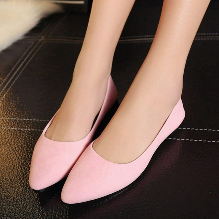 Spring/autumn Fashionable Pointed Toe Flat Loafers With Soft