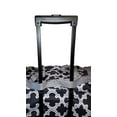 thumbnail image 7 of High Fashion Print Gym Dance Cheer Travel Duffel Bag 22" (BLANK-Black Quatrefoil), 7 of 7