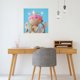 thumbnail image 3 of Cuadros Decorativos 30x30cm Diamond Painting Wall Art Taladro redondo completo para dormitorio (Querubín) Likrtyny embutido en tela, 3 of 9
