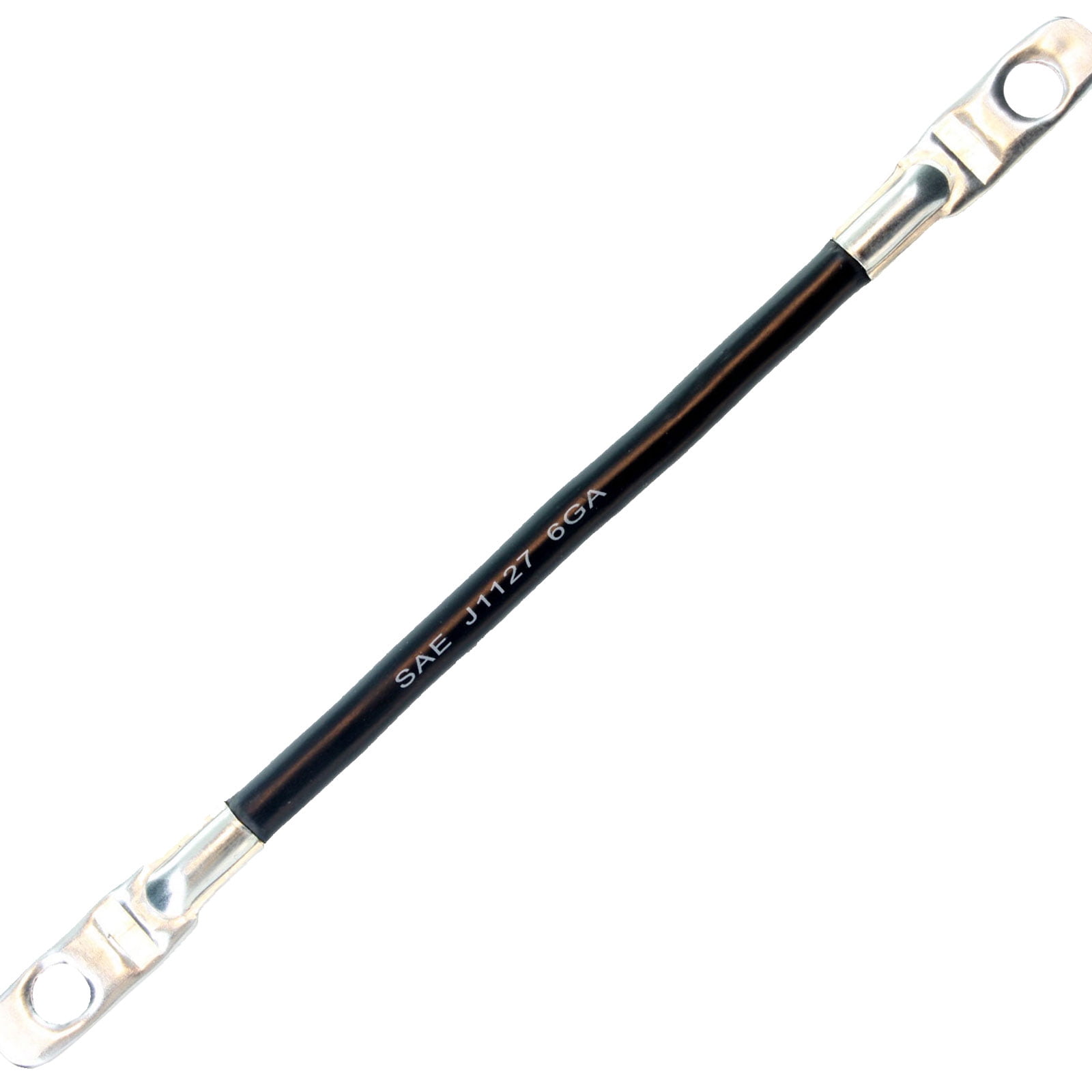 6 Gauge AWG 9" Golf Cart Battery Cable with 5/16" Lugs Zinc Plated