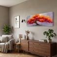 thumbnail image 2 of Canvas Wall Art for Living Room - Large Red Tree of Life Canvas Prints, Modern Abstract Nature Painting Wall Decor for Bedroom Bathroom and Office, 2 of 7