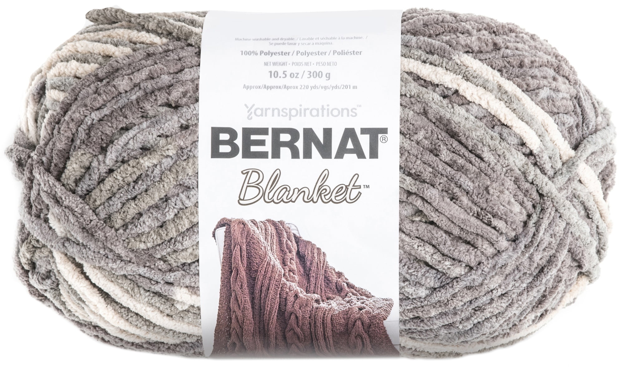 Bernat® Couverture™ #6 Fil de Polyester Super Volumineux 10,5oz/300g