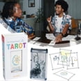 thumbnail image 2 of 9x6.5cm Transparent Tarot Cards, Divination Board Game Tarot Cards Deck for Beginners and Expert Readers, 2 of 5