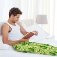 thumbnail image 4 of Cauagu Green Avocado Mens Pajama Pants Sleep & Lounge Pants,PJ Bottoms with Pockets-XX-Large, 4 of 7