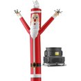 thumbnail image 2 of LookOurWay Santa Claus Christmas 20-Feet Tall Air Dancers Inflatable Tube Man Complete Set with Sky Dancer Blower, 2 of 5