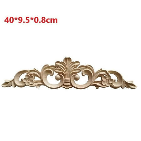 

Cogfs Door Cabinets Wood Applique European Wood Carving Onlay Applique Home Decor