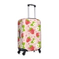 thumbnail image 3 of Daiia Strawberry Floral Luggage Cover, Thickened Washable Travel Luggage Covers, Elastic Unique Baggage Covers for 18-20 inch Luggage(excluding luggage)-Large, 3 of 9