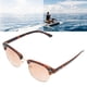 thumbnail image 4 of Gafas De Sol De Moda, Gafas De Sol Resistentes Y Firmes, Lente De Resina De PC, Ajuste Ergonómico, Simple, Elegante, Compacto, Portátil Para Deportes Al Aire Libre Para Viajes En EOTVIA Sunglasses, 4 of 8