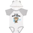 thumbnail image 3 of Inktastic I'm the Little Cousin-monkey-blu Boys Baby Bodysuit, 3 of 5