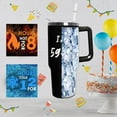 thumbnail image 6 of 60th Birthday Gifts for Women & Men 40 oz Tumbler Birthday Gift Ideas Double Insulated Stainless Steel Travel Coffee Mug with Lid and Straw Vintage 1964 Birthday Gifts for Women Men, 6 of 6
