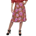 thumbnail image 1 of Moomaya Jupe Imprimée pour Femmes en Poly Spandex Tenue Décontractée Jupe d'Été pour Filles, 1 of 5