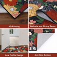 thumbnail image 5 of Floral Kitchen Rugs Sets of 3 Piece Vintage Flower Kitchen Floor Mat Non Skid Machine Washable Runner Rug for Spring Summer Holiday Decor Farmhouse Carpet for Sink Laundry Hallway(Black), 5 of 6