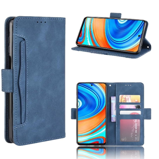 Funda Cartera Magnética para Xiaomi Redmi Note 9 PRO- Tarjetero Desmontable, Cuero PU, Soporte