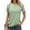 Green, variant on ZZwxWA Women's Metallic Shiny T-Shirt Summer Short Sleeve V Neck Tee Tops Fashion Casual Glitter Sparkle Party Club Blouse