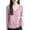 Pink, variant on Women's V-Neck Knit Long-Sleeve Cardigan Sweater for Fall and Winter, Open Front, Winter Clothes for Women,Gray,XL