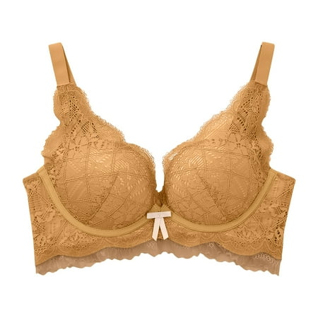 

XHJUN Women S Full-Coverage T-Shirt Bra Push Up Seamless Bras With Wireless Basic Demi Bra Comfort Lightly Lined Padded Bra