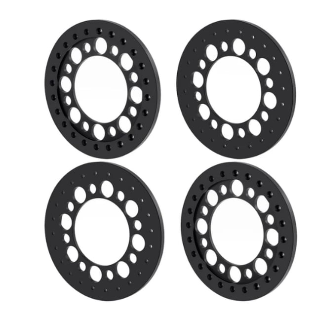 ZheElen CNC 3D Process Wheel Rim Outer Ring For 1/6 SCX6 Crawler Quality Solid Brass TYPE1