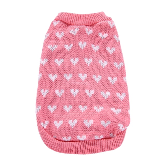 Methold Regalo rosa para mascota, sorpresa, amigo peludo, suéter acogedor, ropa de invierno para mascotas, ropa cálida para mascotas Ropa para mascotas
