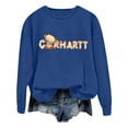 thumbnail image 1 of WEAIXIMIUNG Sweatshirts pour Femmes Enseignants Mode Décontractée Couleur Unie Manches Longues Imprimé Lettre Col Rond Hoodie, 1 of 5