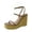 Natural Multi, variant on Womens UNIFY Faux Leather Wedge Platform Sandals