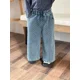 thumbnail image 1 of 1-8Y Baby Children's Jeans Boys Loose Straight Pants Girls Wide Leg Pants 2025 New Spring Autumn Kid's Polka Dot Trousers, 1 of 6