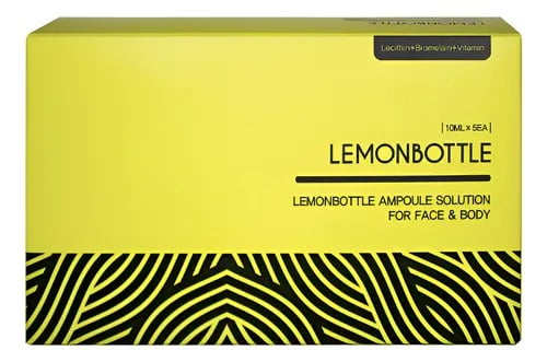 LEMON BOTTLE | tratamiento para grasa 5 ampolletas de 10 ml