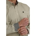 thumbnail image 4 of Cinch Khaki & Black Geometric Print - Mens Shirt  - Mtw1105719, 4 of 4