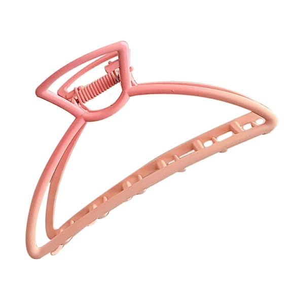UPOUART Metal Pink Hair Claw Clip Large Jaw Clip Easy Use Hair Accessory for Decoration